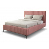 Wilsondo Čalúnená manželská posteľ s úložným priestorom Layla 160x200 - ružová