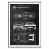 Plagát retro patentového diagramu Ferrari Testarossa (Plagát retro patentového diagramu Ferrari Testarossa)