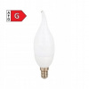 SMD LED žiarovka matná Candle Tip CF37 7W/230V/E14/3000K/560Lm/200°