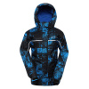 Dětská lyžařská bunda s membránou ptx ALPINE PRO EDERO electric blue lemonade varianta pa 92-98