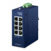 PLANET IP30 Compact size Industrial IGS-800T-PN Nespravované Gigabit Ethernet (10/100/1000) Modrá (IGS-800T-PN)