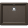SCHOCK Greenwich N-100L Cristadur drez, s excentrom, horná montáž, 556 x 456 mm, Bronze, GREN100LABRO