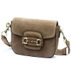 Luka Dámska kožená kabelka 20-095-02 Taupe Suede Handbag Small