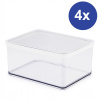 Rotho set Loft bílý 4x2,25L