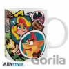 Crash Bandicoot keramický hrnček Sticker Crash 320 ml