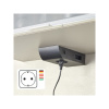SFL Interiérová zásuvka BORN SCHUKO 2 x 230 V + 2 x USB / Čierna matná