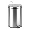 Odpadkový kôš, s pedálom, nerezová oceľ, odnímateľná plastová nádoba, 12 l
