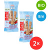 FruchtBar BIO Špaldové máslové tyčinky s jahodami 6 x 30 g
