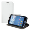 Kožený obal Samsung Galaxy S3 – Wallet Style – biela