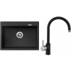 Set Sinks G9926 (dřez Maximo 680 Pureblack 26 + baterie Vitalia Pureblack 26)