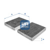 UFI Filter vnútorného priestoru 54.231.00