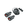 Set Starter Set 12v 2x Akumulátor Li-Ion Bosch 12 V 1,5 Ah + Nabíjačka (1600A01L3E)