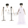 Figúrka Frankensteinova nevesta Monsters Jada s pohyblivými časťami a doplnkami výška 15 cm