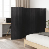 vidaXL Paraván sivý 165x400 cm bambus - Sivá - 90748-45026