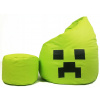 Sedací vak Minecraft s podnožkou LIMET