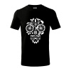 Bike lebka - Tričko detské bavlnené - 104-110cm / 3-4 roky ( Čierna )