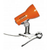 Lampa TS15 E14 pripevnená k oranžovej sponke (Lampa TS15 E14 pripevnená k oranžovej sponke)