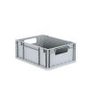 Euro prepravky classic-line B, madlá sivé, z PP, 400 x 300 x 170 mm, BJ = 10 ks