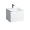 Laufen Pro S - Skrinka s umývadlom, 60x50x46 cm, 1 zásuvka, lesklá biela H8609624751041