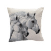 Povlak na vankúš, gobelínový- BIELE KONE*