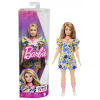 Mattel Barbie modelka 208 v šatech s kytičkami, HJT05