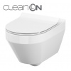 Cersanit Crea WC misa závesná oválna so sedátkom CleanOn, biela, S701-212