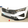 Rieger lipa pod přední nárazník pro Škoda Octavia RS NX sedan, 08/24-, plast ABS lakovaný do černé lesklé barvy