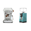 Ascaso Dream PID, leštený hliník + Eureka Mignon Specialita, CR tiffany blue