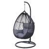 Rojaplast Bogota Kreslo závesné hojdacie 98 x 98 x 203 cm čierne 1080