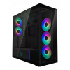 Skrinka Arctic Xtender Black VG Mirror TG Window Midi Tower čierna