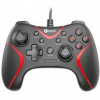 Gamepad C-Tech Theon (GP-09) čierny/červený