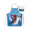 Javoli Chlapčenská zástera s čiapkou Spiderman Skyline