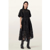 AllSaints šaty s rozšíreným strihom ODETTE W001DE čierna 38