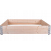 Rojaplast záhon vyvýšený SKLADACÍ 120x80cm drevený
