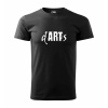 Malfini triko s potiskem Art black