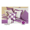 Saténové obliečky sedliackych stylov Sophie fialova 1x 140/200, 1x 90/70