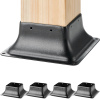 Vevor Pätka na stĺp 101.6×101.6mm vnútorné 91×91mm 4 ks práškovo lakovaná TTLZDZTG44YCEY3ENV0