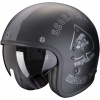 Prilba Scorpion Belfast EVO Spade Matt Black Silver Veľkosť: XXL (63-64 cm)