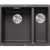 BLANCO SUBLINE 340/160-U - sivá skala, vanička na ľavej strane