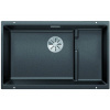 Granitový drez Blanco SUBLINE 700 U Level InFino antracit drez vľavo