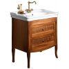 Sapho RETRO umývadlová skrinka buk 73×80×46,5 cm, umývadlo ANTIK 80cm 1654-01