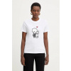 Bavlnené tričko Karl Lagerfeld IKON B1W17038 biela XL