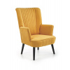 Nábytek PEGAS s.r.o. Křeslo DELGADO, hořčicové