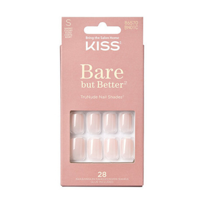 Kiss My Face Gélové nechty Bare-But-Better Nails Nudies 28 ks