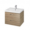 Cersanit - SET skrinka Cersanit Lara 60 orech s umývadlom CITY 60 (S801-143-DSM)