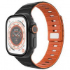 Remienok Fixed Silicone Magnetic Strap magnetický remienok pre Apple Watch 44/45/46/49mm, čierny FIXMST2-434-BK
