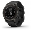 Garmin Fenix 7 Pro Sapphire Solar, Carbon Gray DLC Titanium/Black Band 010-02777-11