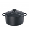 Litinový hrnec kulatý Provence 24 cm černý - Küchenprofi Solingen (Litinový Hrnec na pečení Provence kulatý 24 cm černý - Küchenprofi Solingen)