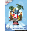 Beast Kingdom Toys Disney: Lilo & Stitch - Stitch Racing Car PVC Diorama