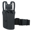 OWB Glock 17 - taktické pištoľové puzdro bez poistky RH Holsters® – uchycení na platformu, Čierna
